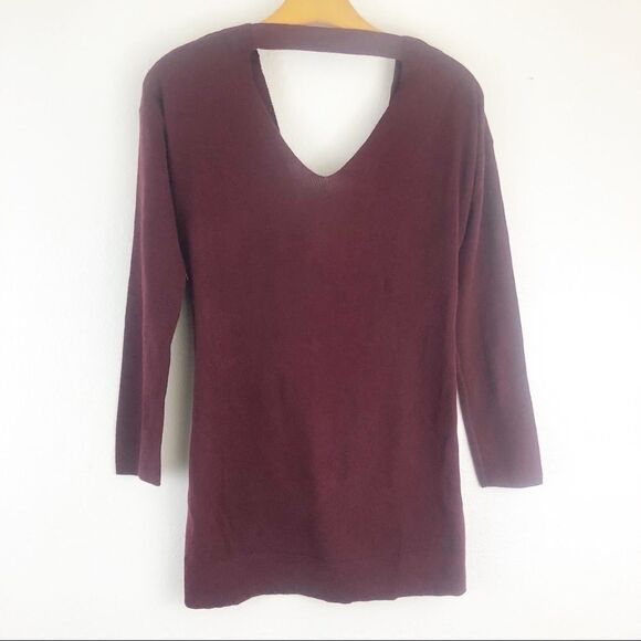 Vimmia Shavasana Reversible Sweater in Burgundy XL New with tags - Picture 2 of 4